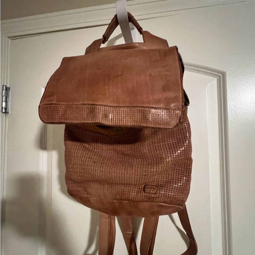 BedStü Patsy backpack purse in rustic tan. Amazing leather bag!